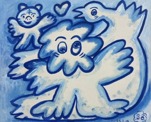 青のクラウドくんファミリー/大沼寛明